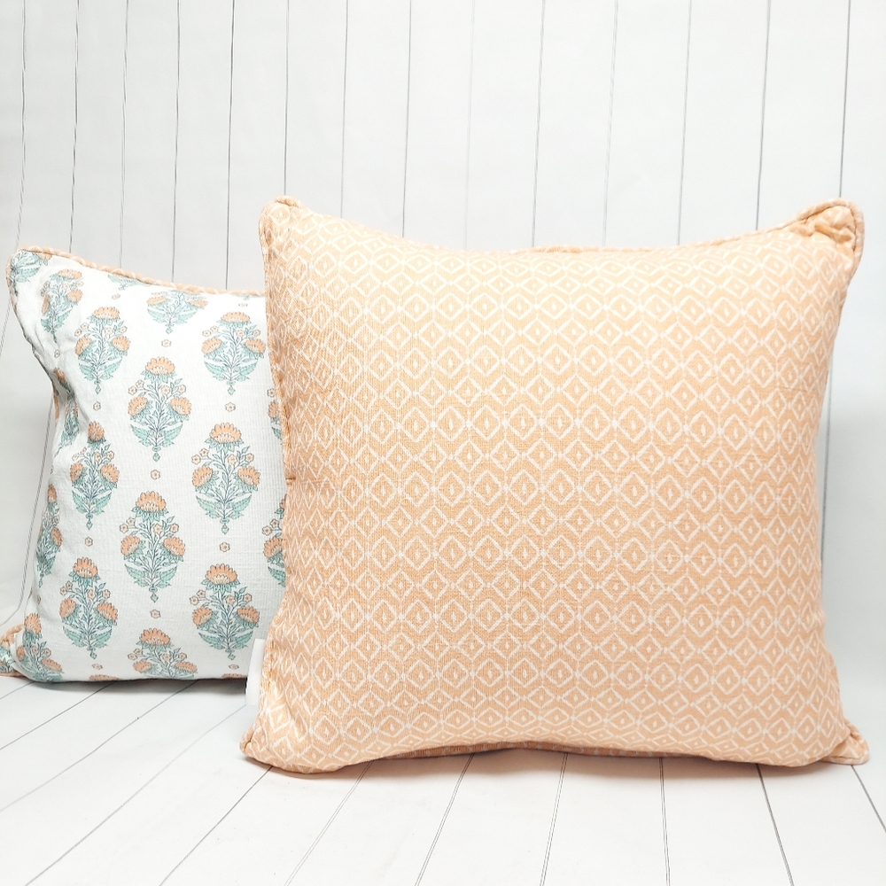 Lillian August French Farmhouse Set of Two Decorative Pillows